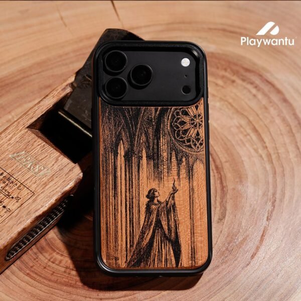Gothic Cathedral Figure Phone Case