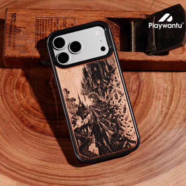 Mystic Wanderer Wood Phone Case