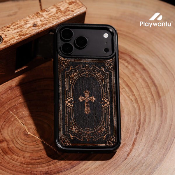 Vintage Cross Frame Phone Case