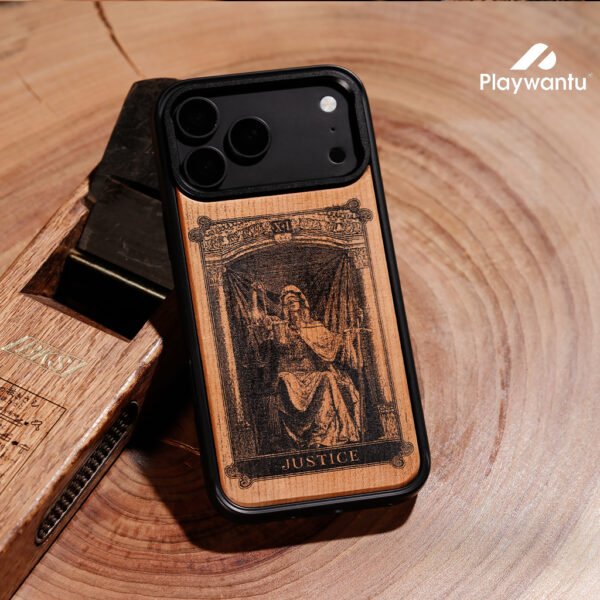 Vintage Justice Tarot Phone Case